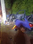 atropelamento-de-ciclista-termina-em-carro-colidido-e-motorista-gravemente-ferido-em-indaial