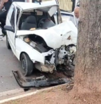 motorista-fica-preso-as-ferragens-apos-bater-carro-de-frente-com-arvore-em-aruja